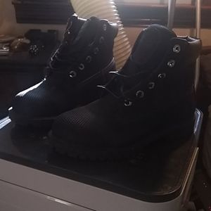 BOYS/MENS TIMBERLAND HELCORE NAVY BLUE WORK BOOTS